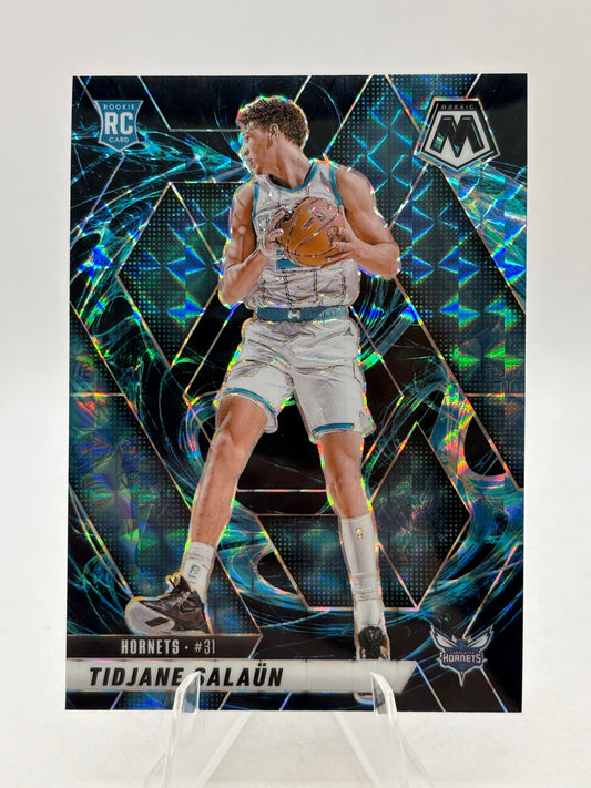 2024-25 Panini Mosaic Basketball - #241 Tidjane Salaun Genesis Mosaic FRENLY BRICKS - Open 7 Days