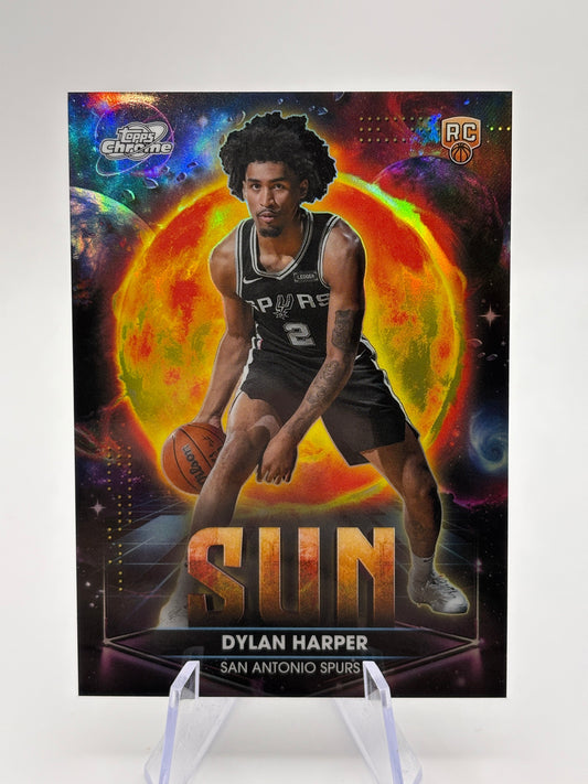 2025-26 Topps Cosmic Chrome DYLAN HARPER Planetary Pursuit Rookie SP Sun #PPS-9 FRENLY BRICKS - Open 7 Days