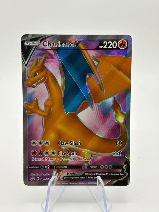 Pokemon TCG Black Star Promo - Charizard V SWSH050 Full Art LP FRENLY BRICKS - Open 7 Days