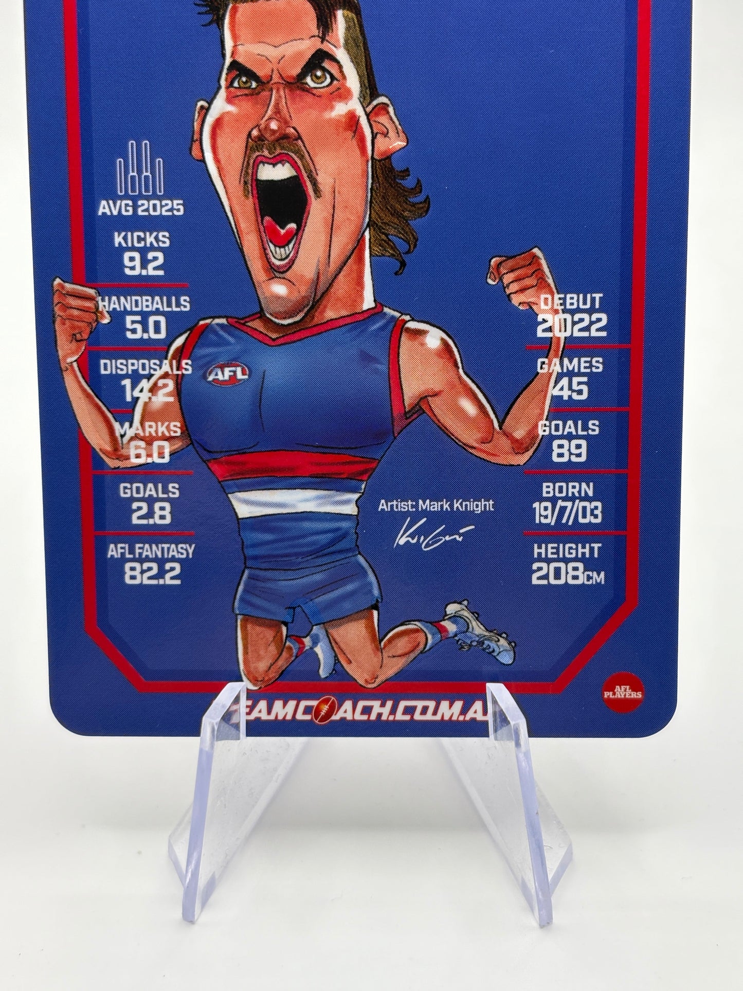 2026 TeamCoach Star Wildcard - Western Bulldogs - SAM DARCY - SW-18 FRENLY BRICKS - Open 7 Days