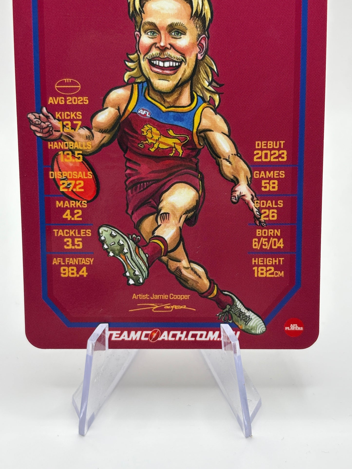 2026 AFL Teamcoach Magic Wildcard Will Ashcroft Brisbane Lions MW-02 FRENLY BRICKS - Open 7 Days