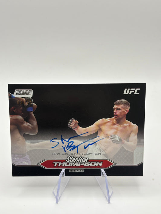 Stephen Thompson 2025 Topps Stadium Club On-Card Autograph 3/25 #BCA-STN FRENLY BRICKS - Open 7 Days