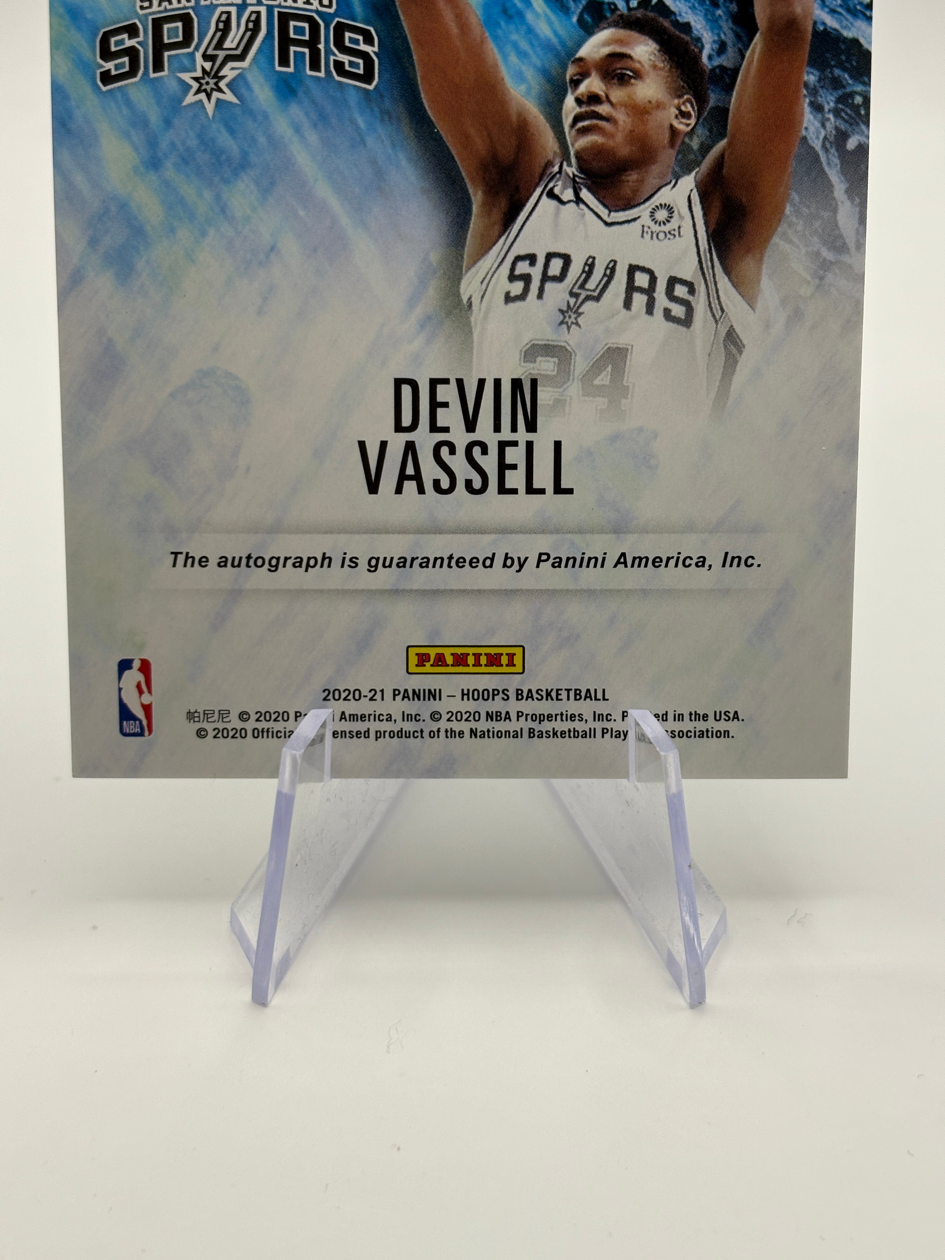 Devin Vassell 2020-21 Hoops Rookie Ink #40 RC Auto FRENLY BRICKS - Open 7 Days