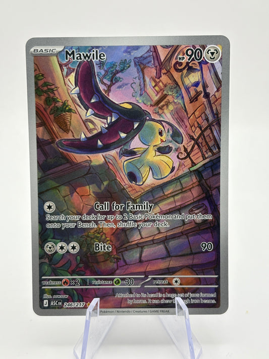 Pokemon TCG Ascended Heroes - Mawile 246/217 Illustration Rare Nm FRENLY BRICKS - Open 7 Days