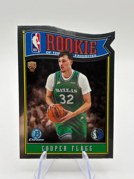 2025-26 Bowman Chrome Cooper Flagg Rookie of the Year Favorites Rookie Die-Cut FRENLY BRICKS - Open 7 Days