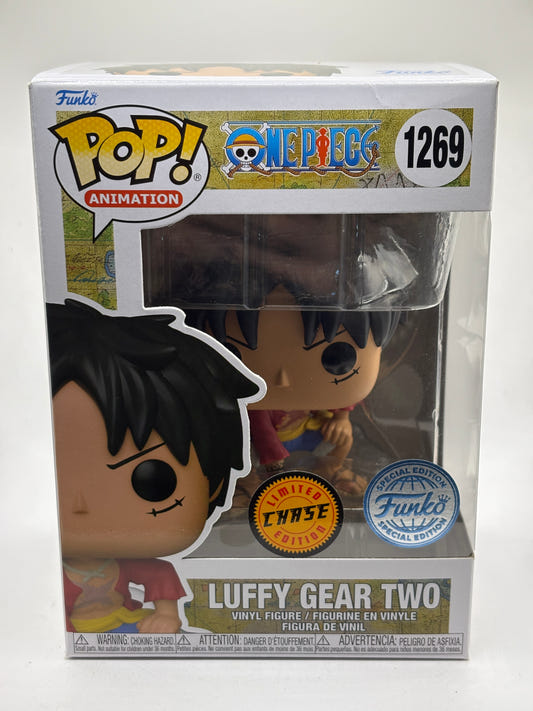 Funko POP! Animation One Piece #1269 Luffy Gear Two Limited Chase Edition (1)