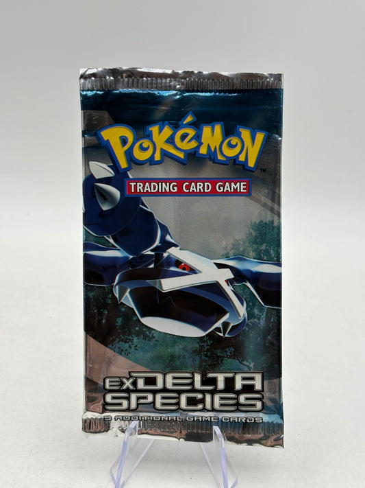 Pokemon TCG EX Delta Species EMPTY Booster Pack Metagross OPEN FRENLY BRICKS - Open 7 Days