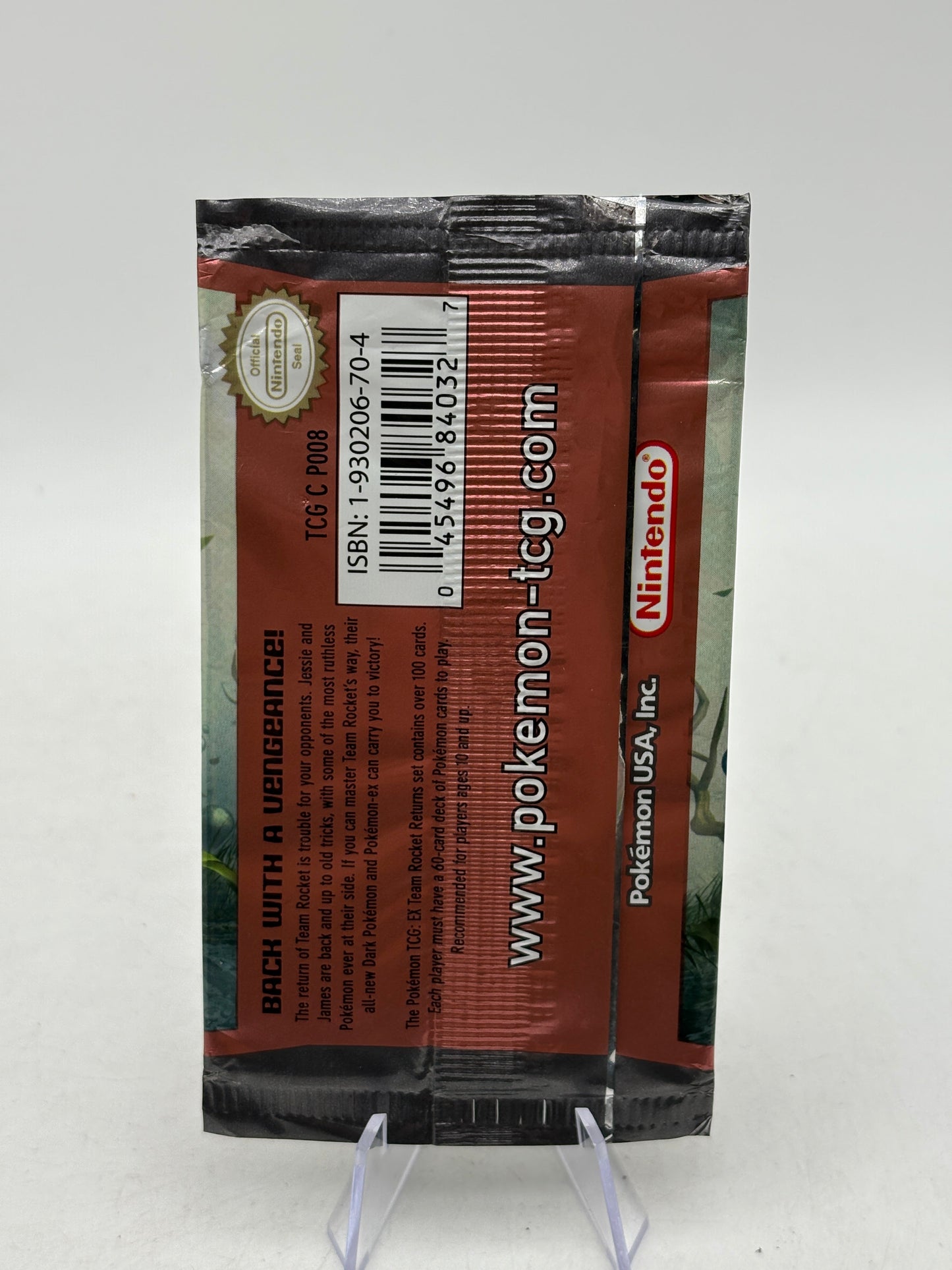 Pokemon TCG EX Team Rocket Returns EMPTY Gyarados Booster Pack OPEN FRENLY BRICKS - Open 7 Days