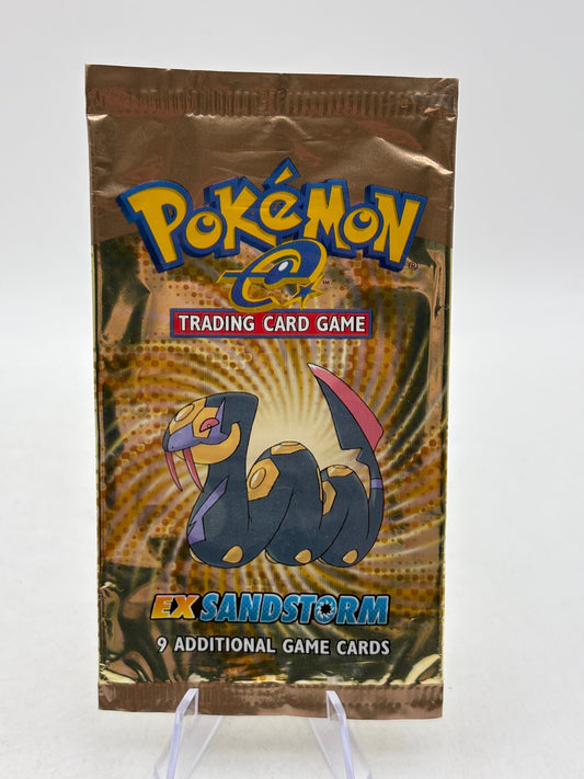 Pokemon TCG EX Sandstorm E Series EMPTY Serviper Booster Pack OPEN FRENLY BRICKS - Open 7 Days