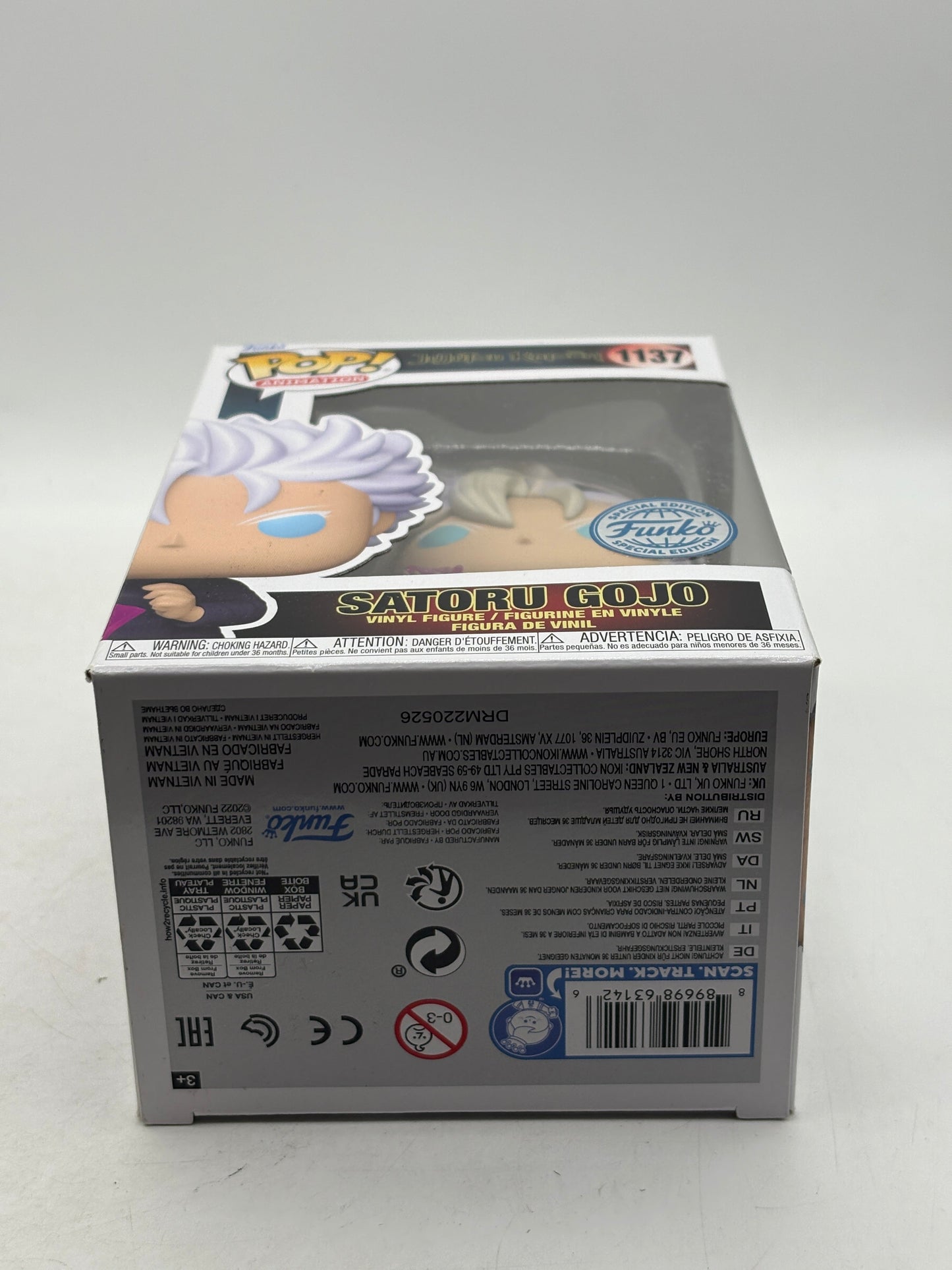 Funko POP! Animation JuJutsu Kaisen #1137 Satoru Gojo Special Edition FRENLY BRICKS - Open 7 Days