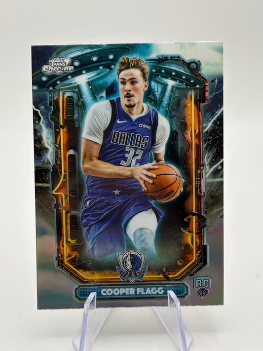 2025-26 Topps Cosmic Chrome Cooper Flagg #ET-11 Silver Refractor Rookie RC FRENLY BRICKS - Open 7 Days