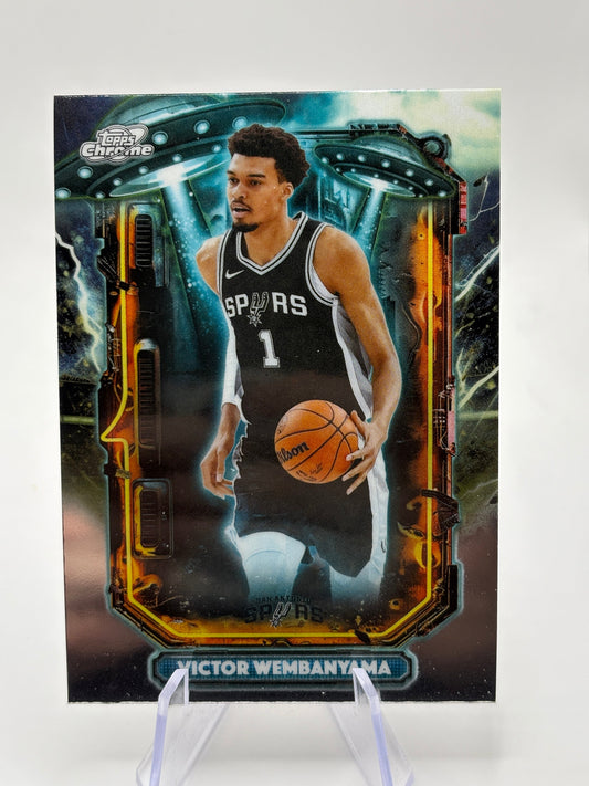 2025-26 Topps Chrome Cosmic Victor Wembanyama #ET-7 Extra Terrestrial Spurs FRENLY BRICKS - Open 7 Days