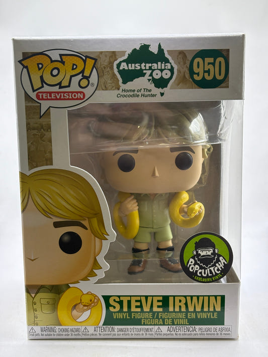 Funko POP! Television Australia Zoo #950 Steve Irwin Vinyl Figure