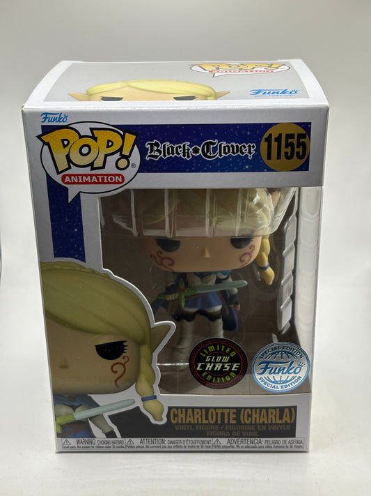 Funko POP! Animation Black Clover #1155 Charlotte (Charla) Limited Glow Chase FRENLY BRICKS - Open 7 Days