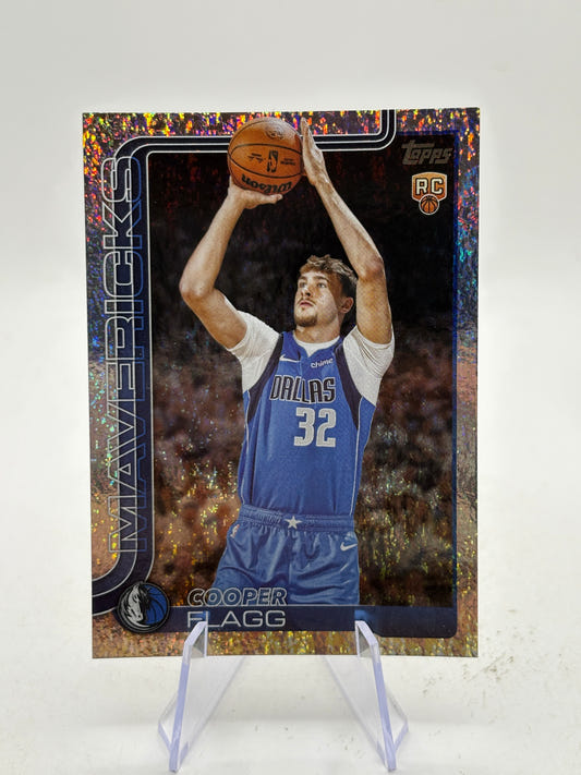 2025-26 Topps Flagship Cooper Flagg #201 Holo Foil Rookie RC Mavericks