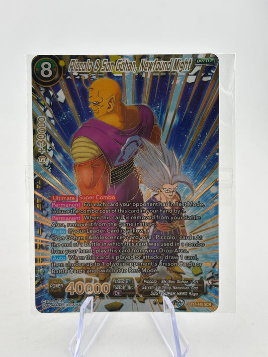 Dragon Ball Super Masters - Piccolo & Son Gohan, New Found Might BT17-148 SCR SEALED FRENLY BRICKS - Open 7 Days