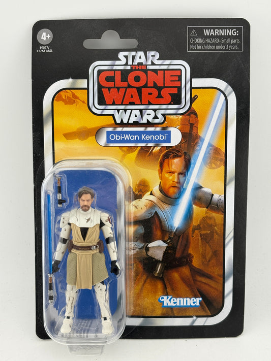 Star Wars The Clone Wars Kenner Action Figure Obi-Wan Kenobi Sealed FRENLY BRICKS - Open 7 Days