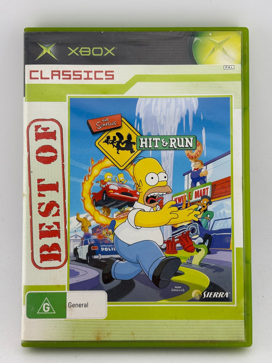 The Simpsons Hit & and Run - Xbox Classics Complete With Manual FRENLY BRICKS - Open 7 Days