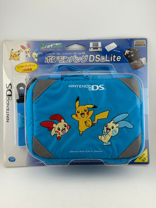 Pokémon Carrying Case Pikachu Plusle Minun Blue Nintendo DS/3DS SEALED NEW W CARD FRENLY BRICKS - Open 7 Days