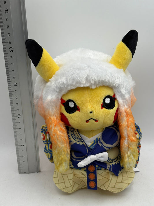 Japan KABUKI Pikachu Plush Pokemon Center TOKYO DX Limited FRENLY BRICKS - Open 7 Days