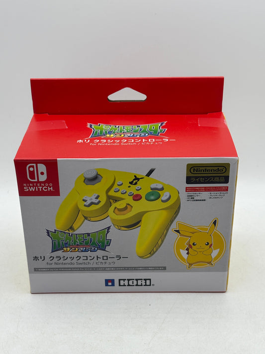 Nintendo Pokemon Pikachu Hori Classic Controller Switch NEW FRENLY BRICKS - Open 7 Days