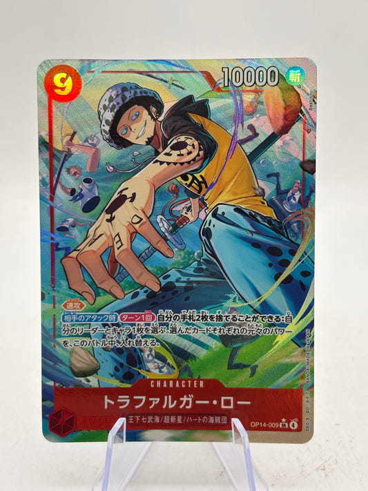 Trafalger D. Water Law (Alt Art) OP14-009 SR The Azure Sea's Seven ONE PIECE NM JP