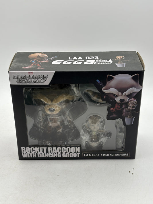 NEW! GOTG Rocket Raccoon & Dancing Groot Egg Attack Figure Beast Kingdom EAA-023 FRENLY BRICKS - Open 7 Days