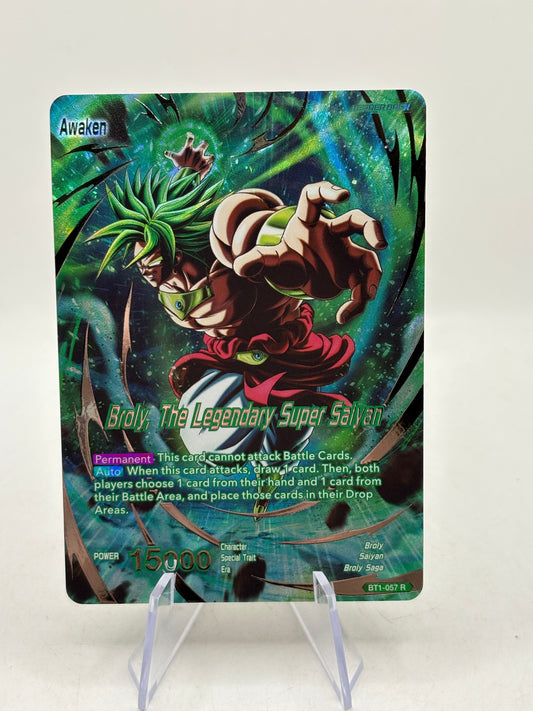 DBS Masters Broly, The Legendary Super Saiyan BT1-057 R Alt Art Collectors FRENLY BRICKS - Open 7 Days