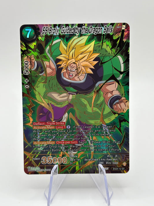 Dragon Ball Super Masters - SS Broly, Guided by the Dragon Balls EX24-12 EX FRENLY BRICKS - Open 7 Days