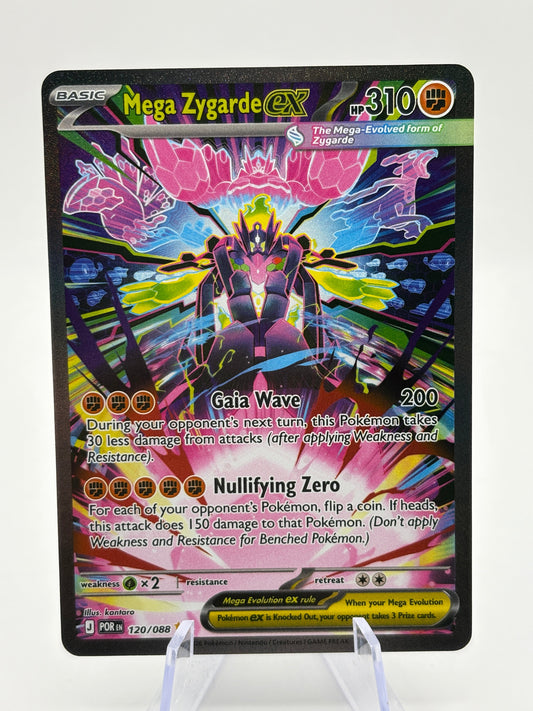 Pokemon TCG Perfect Order - Mega Zygarde EX 120/088 Special Illustration Rare NM FRENLY BRICKS - Open 7 Days