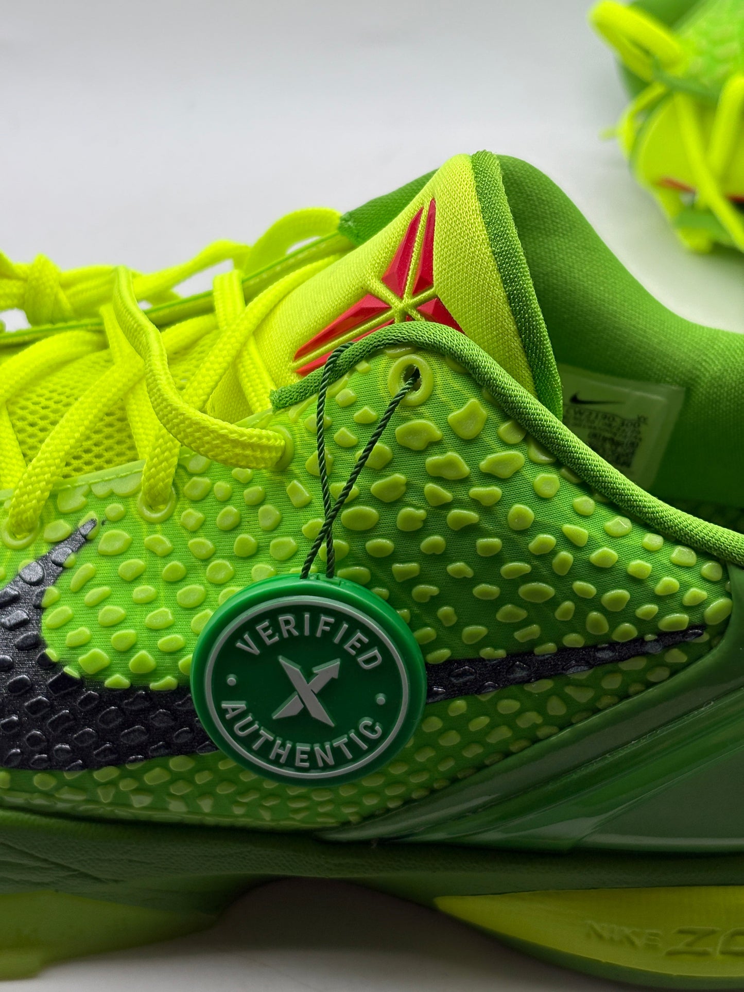 Nike Kobe 6 Protro Low Grinch Size 13 *(NO BOX) USED FRENLY BRICKS - Open 7 Days