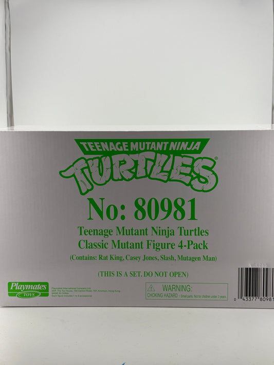 TMNT Playmates No: 80981 4 Figure Set Classic Mutant Figure 4 Pack Sealed FRENLY BRICKS - Open 7 Days