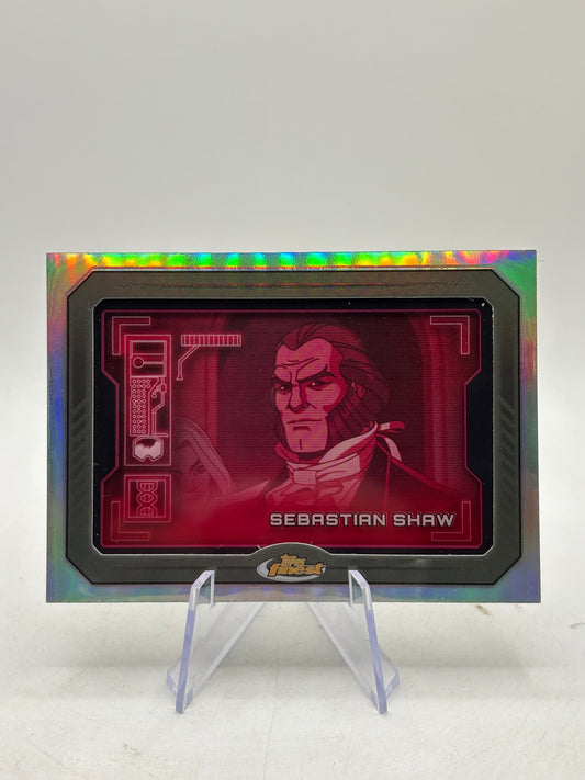 Topps 2025 Finest X-Men '97 Sentinels Scan Sebastian Shaw Silver Refractor #SS-18 FRENLY BRICKS - Open 7 Days