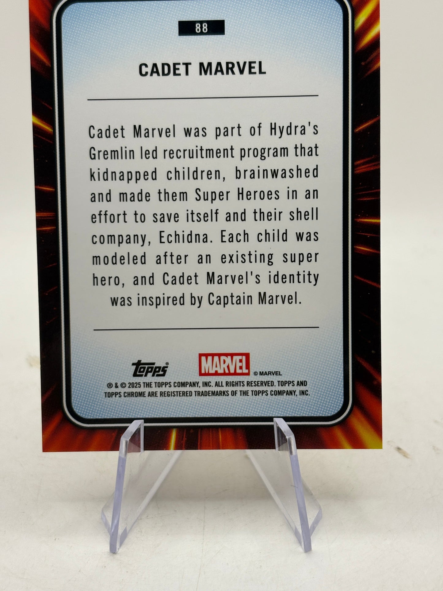 2025 Topps Chrome Marvel Cadet Gold Wave Refractor #/50 FRENLY BRICKS - Open 7 Days
