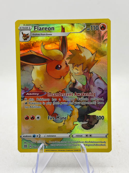 Pokemon TCG - Flareon TG01/TG30 Trainer Gallery Full Art NM