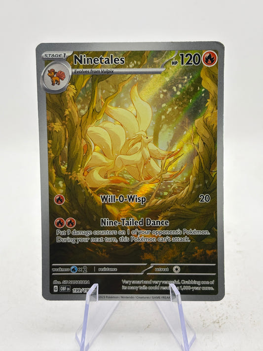 Pokemon TCG Obsidian Flames - Ninetales 199/197 Illustration HP