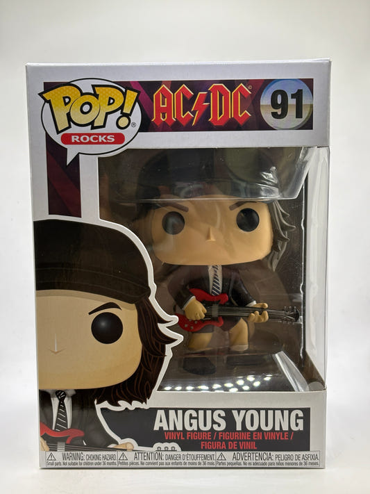 Funko POP! Rocks ACDC #91 Angus Young Black Suit Vinyl Figure
