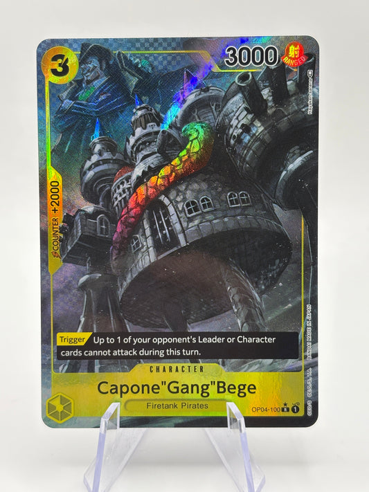 Capone Gang Bege Alt Art English OP04-100 Kingdoms Of Intrigue One Piece FRENLY BRICKS - Open 7 Days