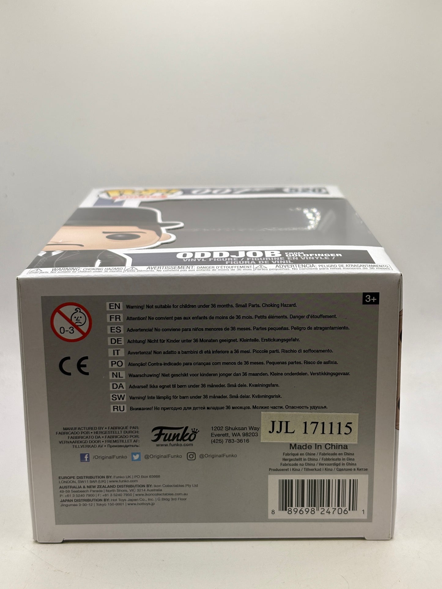 Funko POP! Movies 007 #520 Oddjob From Goldfinger Vinyl Figure