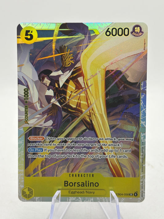 One Piece Card Game Borsalino SR EB04-058 English Adventure KAMI's Island OP15 (1) FRENLY BRICKS - Open 7 Days