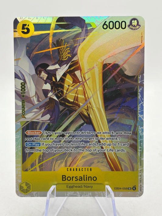 One Piece Card Game Borsalino SR EB04-058 English Adventure KAMI's Island OP15 (2) FRENLY BRICKS - Open 7 Days