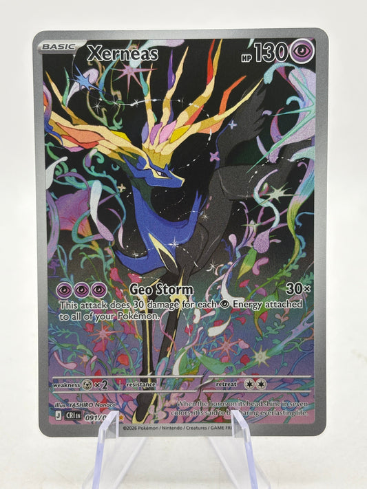 Pokemon TCG Chaos Rising - Xerneas 091/086 Illustration Rare NM (1) FRENLY BRICKS - Open 7 Days