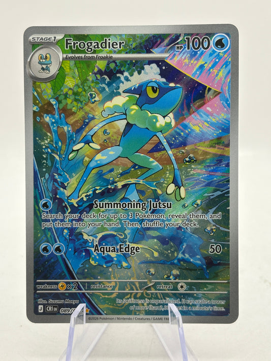 Pokemon TCG Chaos Rising - Frogadier 089/086 Illustration Rare NM (1) FRENLY BRICKS - Open 7 Days
