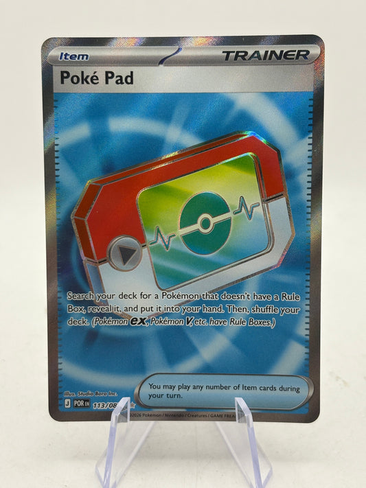 Pokemon TCG Perfect Order - Poke Pad 113/088 Full Art Trainer NM FRENLY BRICKS - Open 7 Days