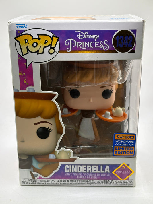 Funko POP! Disney Princess #1342 Cinderella 2023 Wondrous Convention Limited FRENLY BRICKS - Open 7 Days