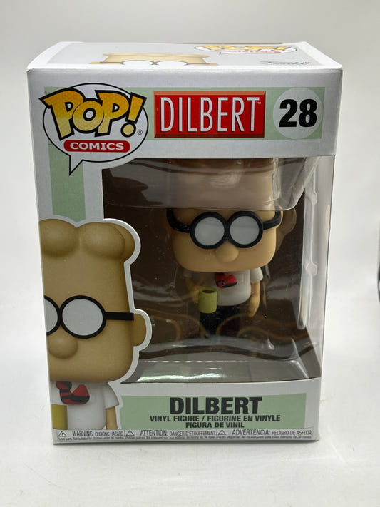 Funko POP! Comics Dilbert #28 Dilbert Vinyl Figure FRENLY BRICKS - Open 7 Days