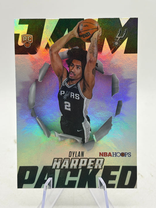 Dylan Harper 2025-26 Topps NBA Hoops RC Rookie Jam Packed Foil Insert Spurs FRENLY BRICKS - Open 7 Days