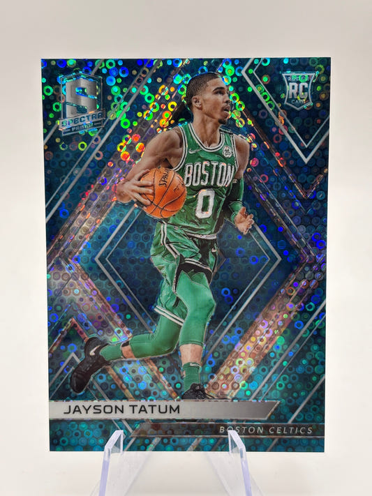 2017-18 Panini Spectra Jayson Tatum #3 Neon Blue Prizm /99 (RC) FRENLY BRICKS - Open 7 Days