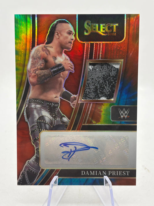 Damian Priest 2022 Panini Select WWE Autographed Memorabilia Auto Relic /25 FRENLY BRICKS - Open 7 Days