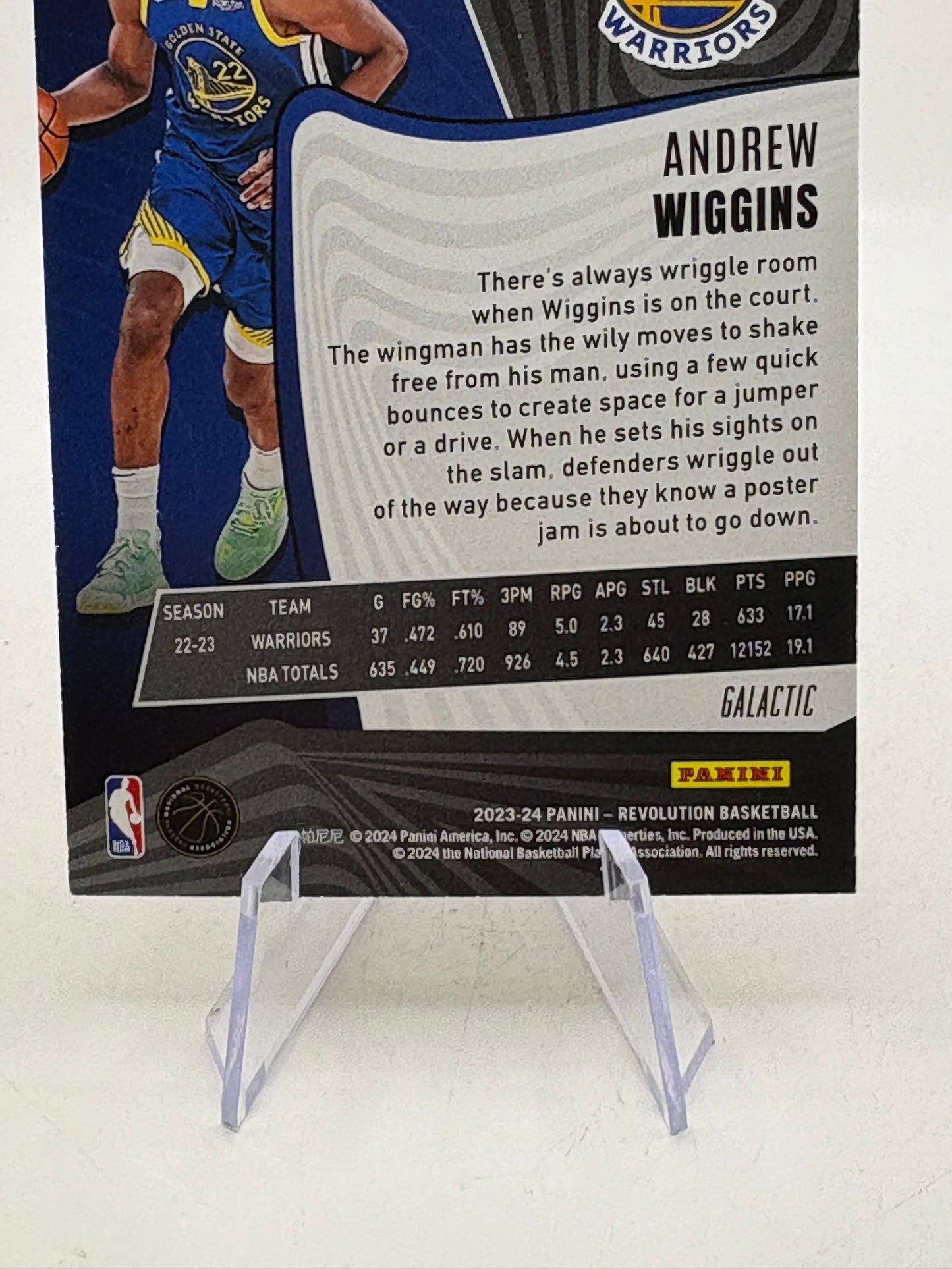 2023-24 Panini Revolution Basketball - Andrew Wiggins Galactic #4
